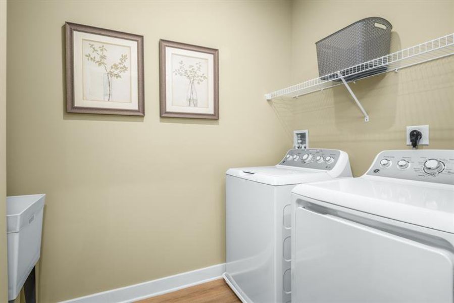 Representative furnished interior of a home built from the Caroline by Ryan Homes in Afton Arbors, Charlotte (Image 24).