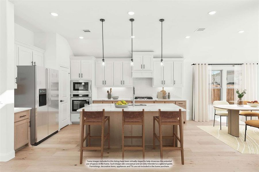 Furnished interior view inside a new home in Willow Wood, McKinney (Image 20).