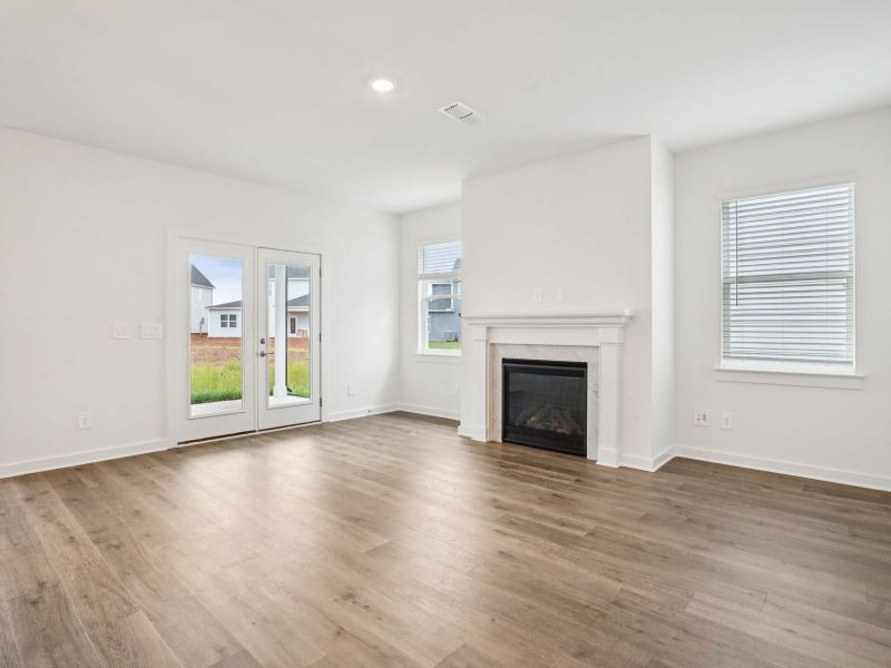 Spend family movie nights in the spacious great room. Spend family movie nights in the spacious great room.