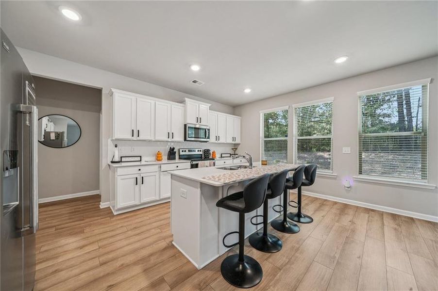 Furnished interior view inside a new home in North Hampton, Hampton (Image 29).