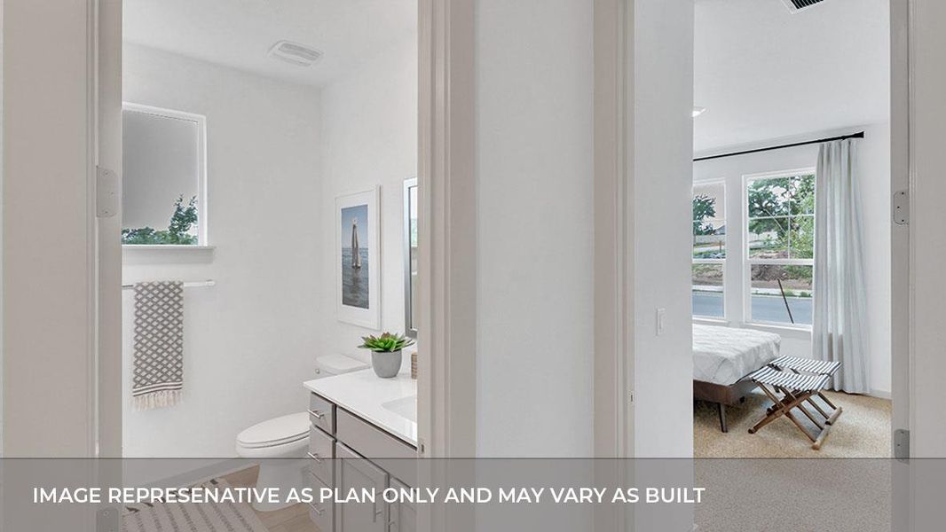 Furnished interior view inside a new home in Rosenbusch Ranch, Leander (Image 7). Furnished interior view inside a new home in Rosenbusch Ranch, Leander (Image 7).