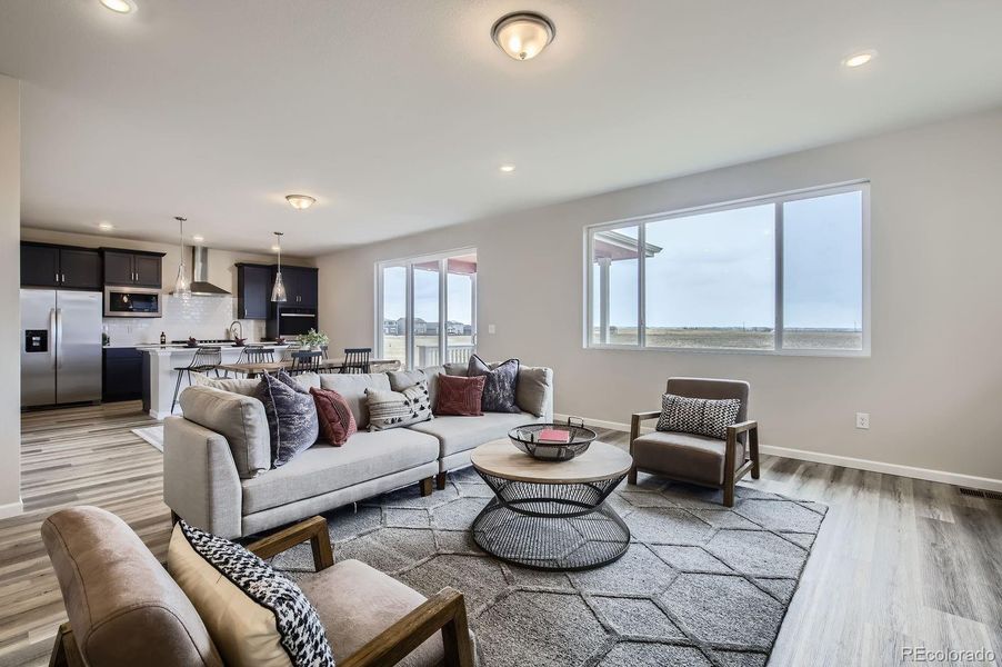 Furnished interior view inside a new home in Wolf Creek Run, Strasburg (Image 11).