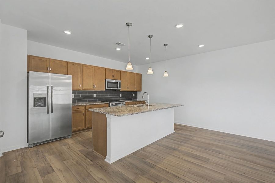 Furnished interior view inside a new home in The Oaks, Clarksville (Image 5).