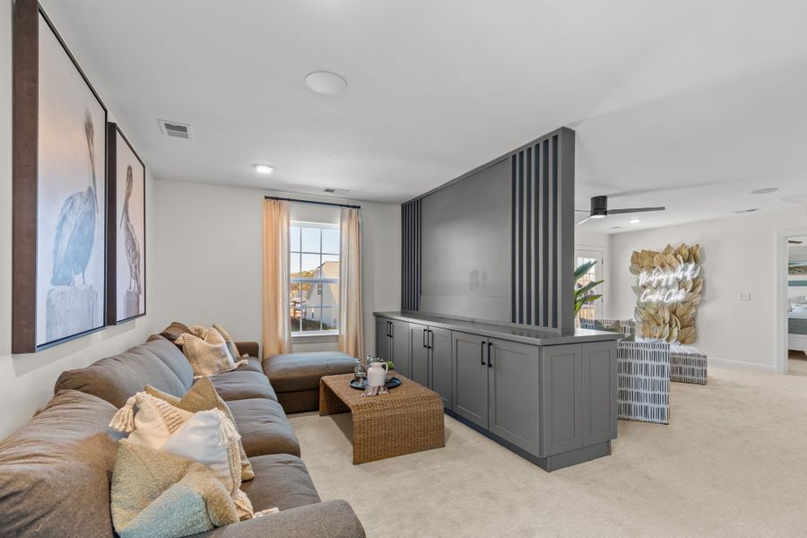 Representative furnished interior of a home built from the The Driftwood by Chesapeake Homes in Coastal Club of the Carolinas, Calabash (Image 31).