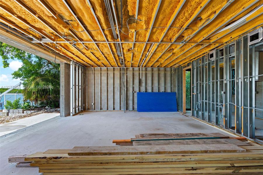 In-progress construction of a new home in , Islamorada, Village of Islands, FL (Image 12).