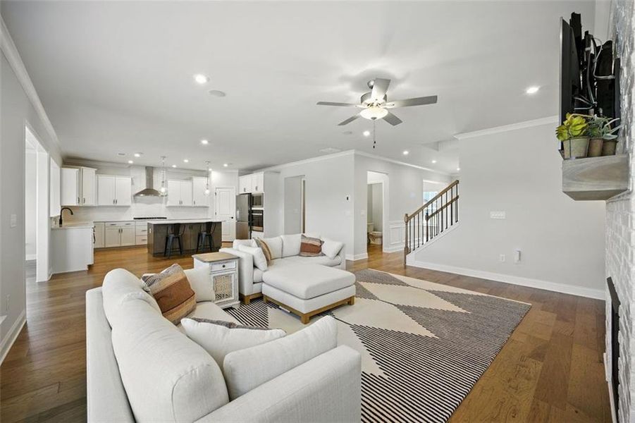 Furnished interior view inside a new home in , Cumming (Image 6).