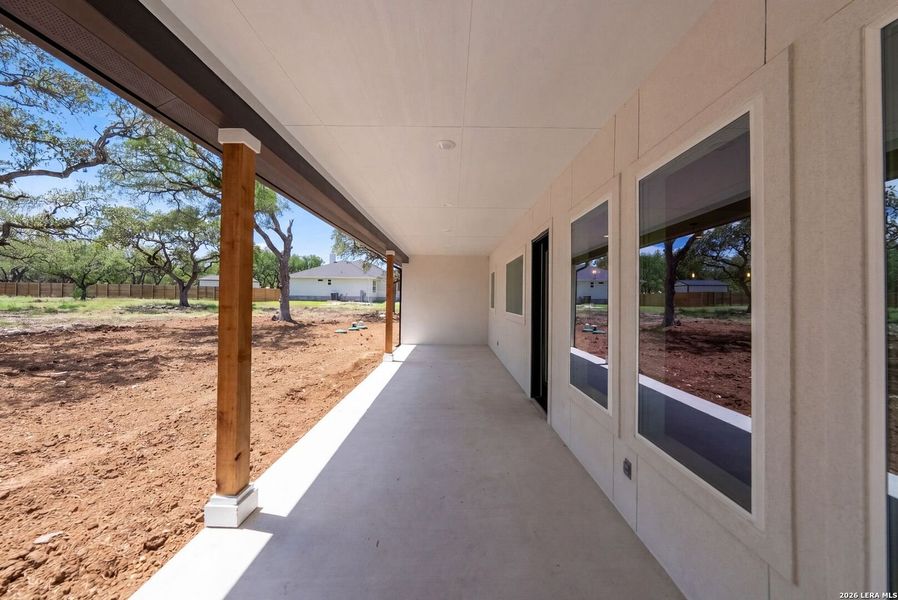 Exterior details and patio area of a home in , Spring Branch (Image 30).