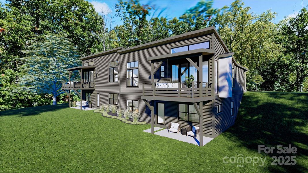 Back exterior rendering Back exterior rendering