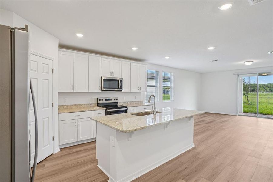 Furnished interior view inside a new home in The Meadow at Crossprairie, St. Cloud (Image 10).