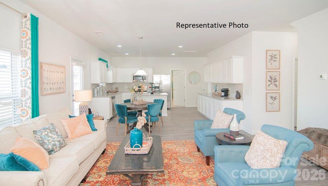 Furnished interior view inside a new home in Wallace Springs, Statesville (Image 39).