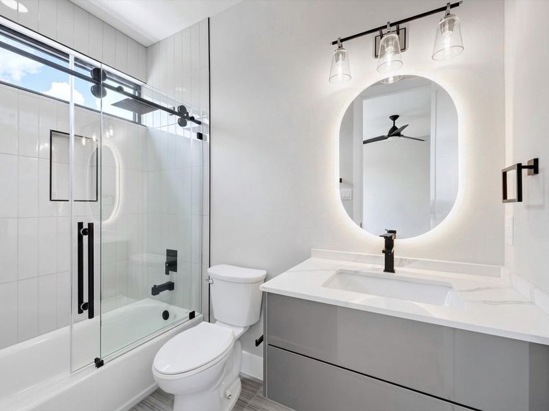 Furnished interior view inside a new home in , Houston (Image 14). Furnished interior view inside a new home in , Houston (Image 14).