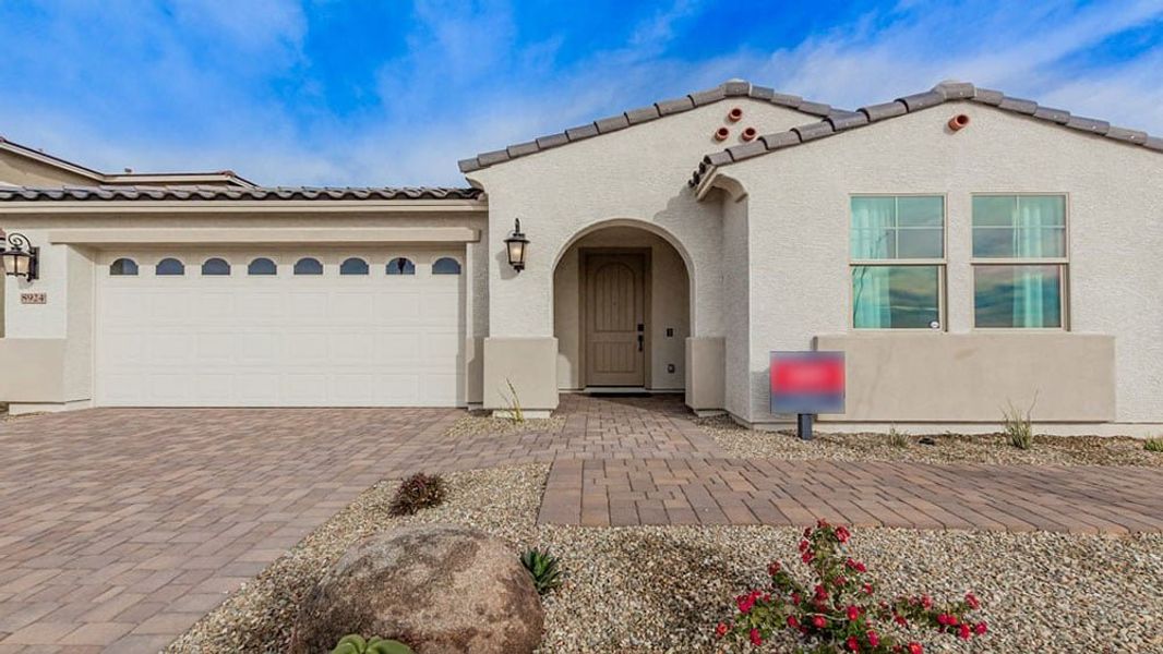 Representative exterior photo of a completed home built from the Hudson by Taylor Morrison in Stonehaven, Glendale, AZ (Image 22).