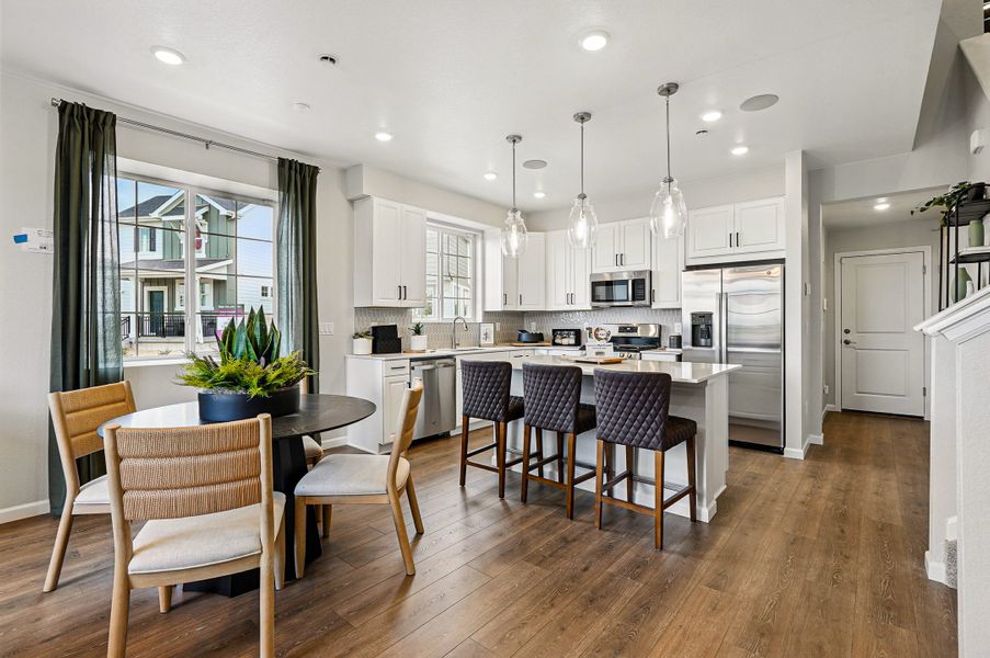 Representative furnished interior of a home built from the Independence by Taylor Morrison in Parterre Townhomes - The Westerly Collection, Thornton (Image 14).