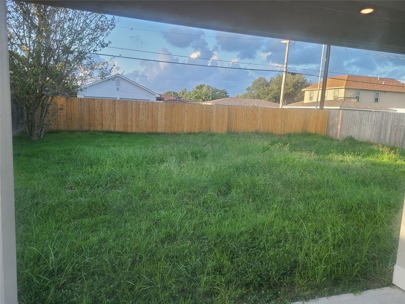 Exterior details and patio area of a home in , Texas City (Image 13). Exterior details and patio area of a home in , Texas City (Image 13).