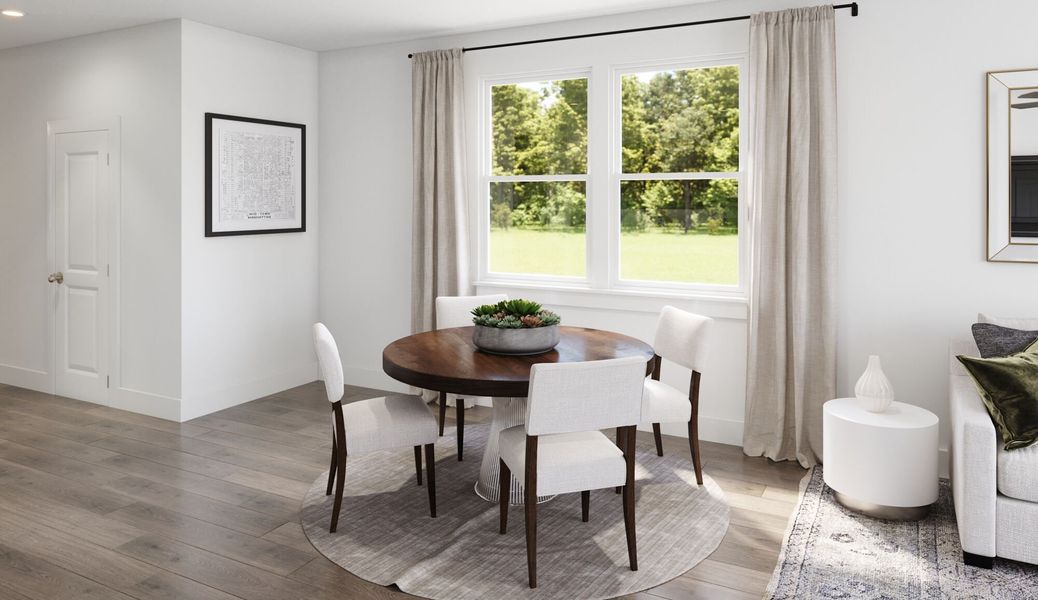 Representative furnished interior of a home built from the Brookstone by Mattamy Homes in Cardinal Landing, Coats (Image 7).