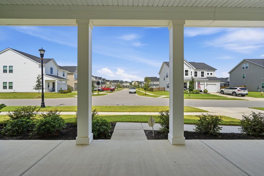 Exterior details and patio area of a home in Sweetgrass at Summers Corner, Summerville (Image 34). Exterior details and patio area of a home in Sweetgrass at Summers Corner, Summerville (Image 34).