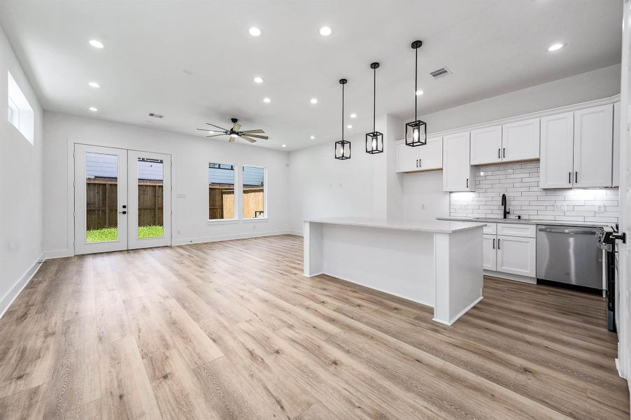 Spacious, unfurnished interior of a new home in , Houston (Image 19). Spacious, unfurnished interior of a new home in , Houston (Image 19).