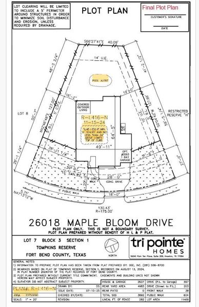 Image 7 of a home in Tompkins Reserve.