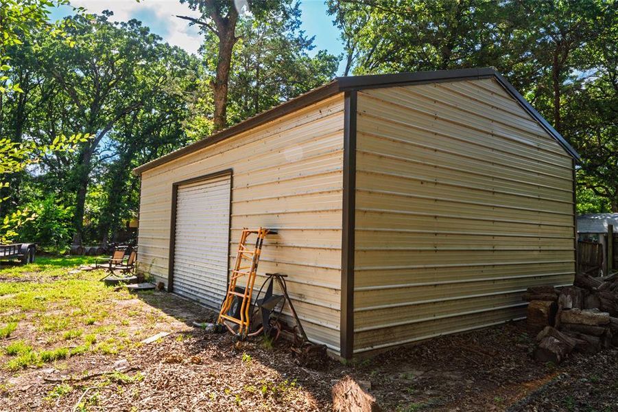 View of outdoor structure