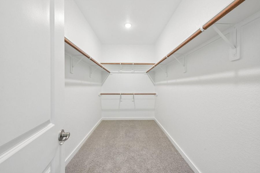 Primary walk-in closet Primary walk-in closet