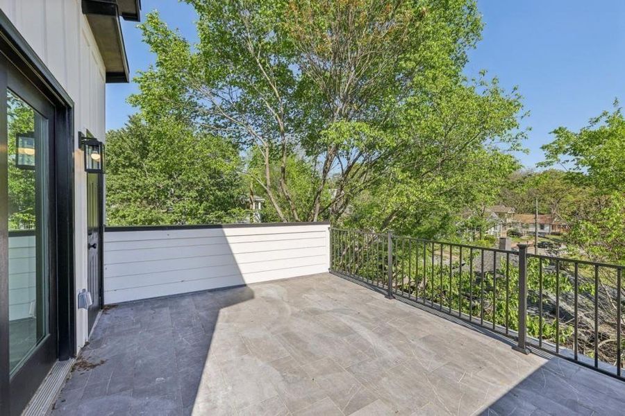 Exterior details and patio area of a home in , Atlanta (Image 29). Exterior details and patio area of a home in , Atlanta (Image 29).