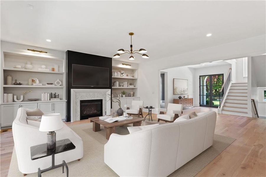 Furnished interior view inside a new home in Aster, Milton (Image 7).