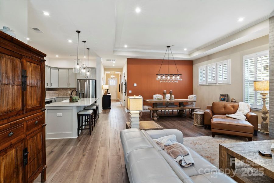 Great room view from back of home Great room view from back of home