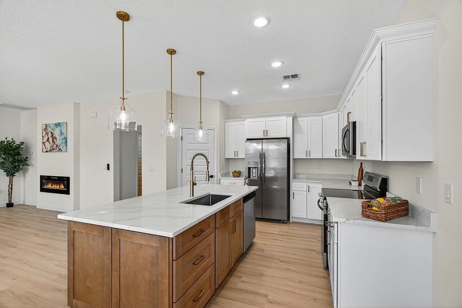 Furnished interior view inside a new home in , Vero Beach (Image 10).