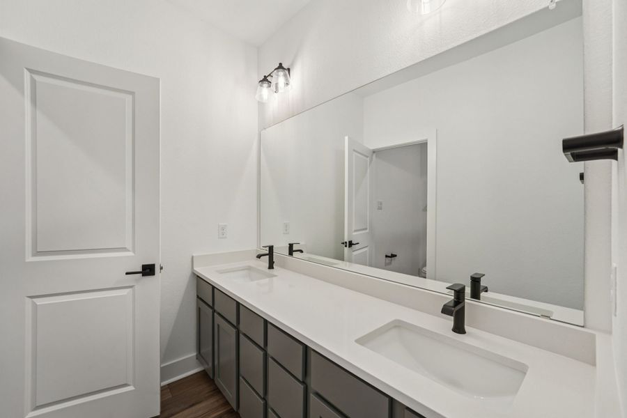 Furnished interior view inside a new home in Avery Centre, Round Rock (Image 12).