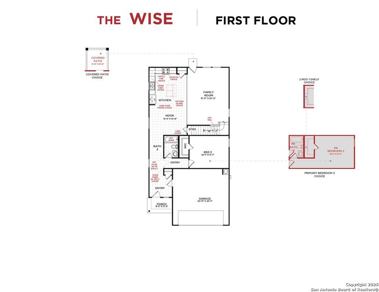 2D floor plan layout of this home in Fairway Crossing 40s, San Antonio, TX (Image 2). 2D floor plan layout of this home in Fairway Crossing 40s, San Antonio, TX (Image 2).
