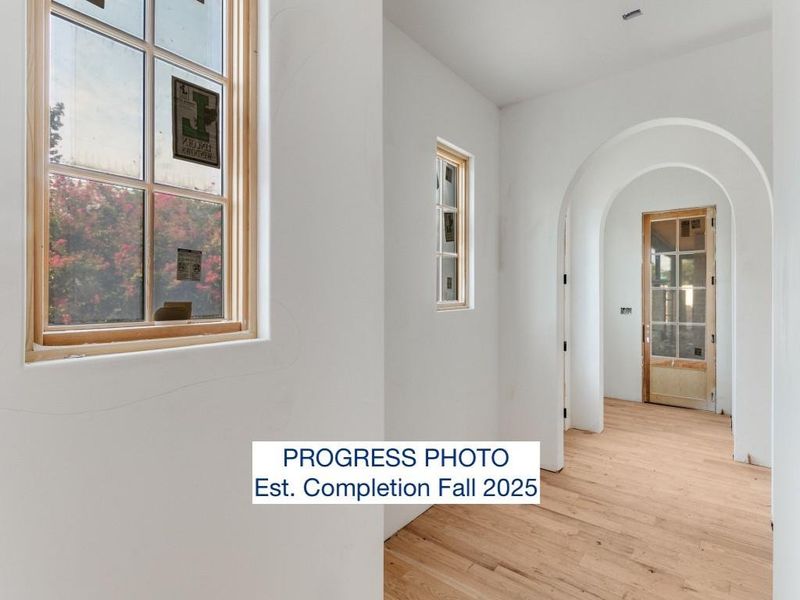 Progress Photo, Side entry. Estimated Completion Fall 2025.