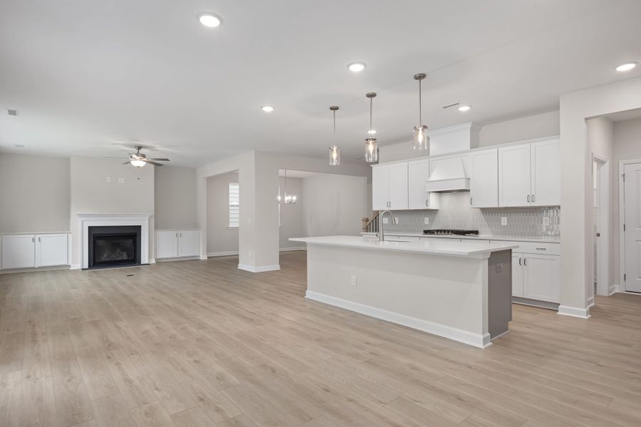Representative furnished interior of a home built from the The Beech by Davidson Homes LLC in Wendell Ridge, Wendell (Image 7).