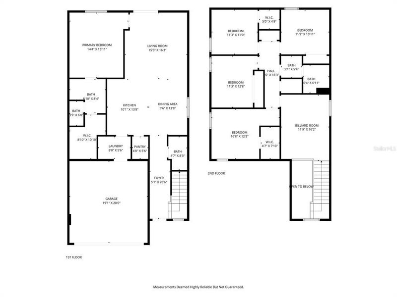 2D floor plan layout of this home in , Clermont, FL (Image 5). 2D floor plan layout of this home in , Clermont, FL (Image 5).