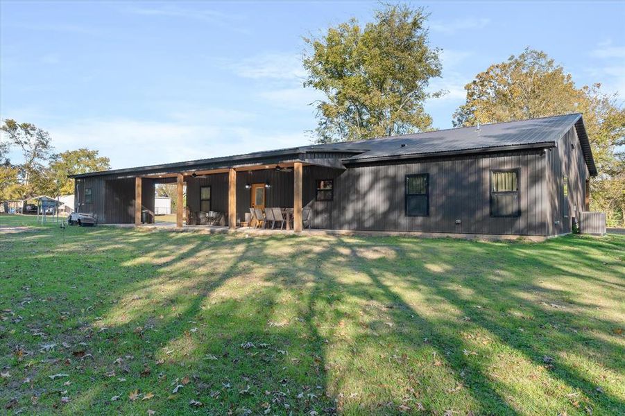 Exterior details and patio area of a home in , Ben Wheeler (Image 19).