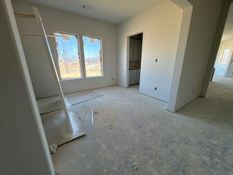 View of unfurnished bedroom