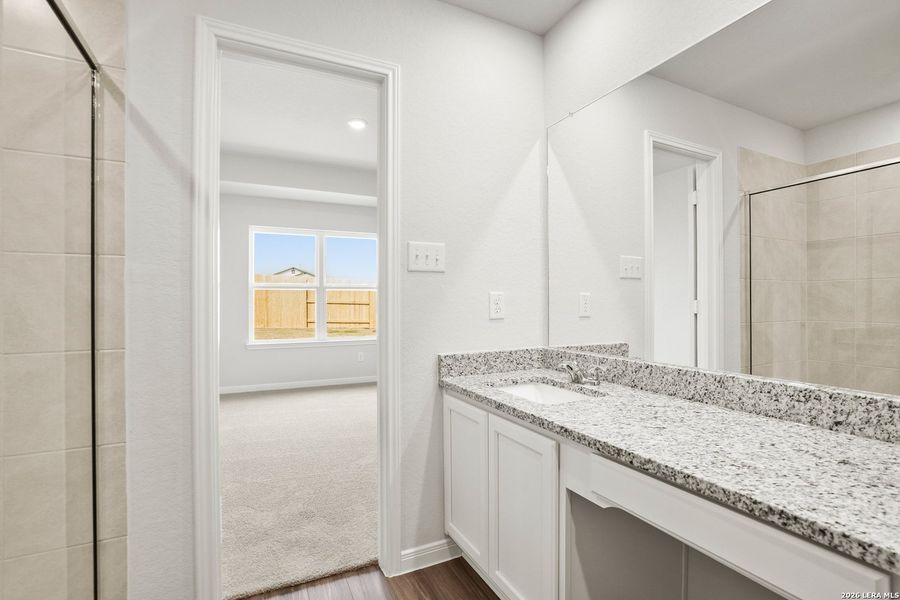 Furnished interior view inside a new home in Hickory Ridge, Elmendorf (Image 9).