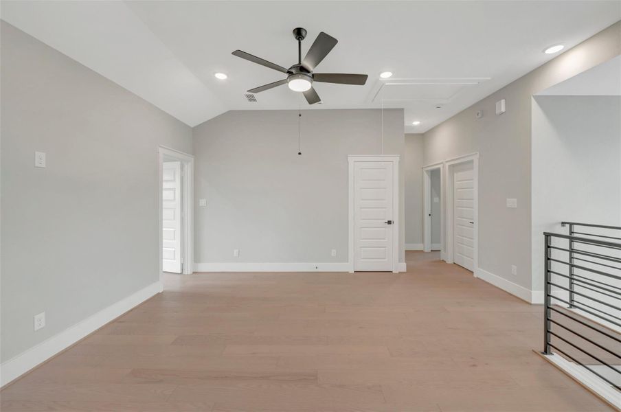Spacious, unfurnished interior of a new home in Easthaven at Bridgeland Central - Horizon Collection, Cypress (Image 11).