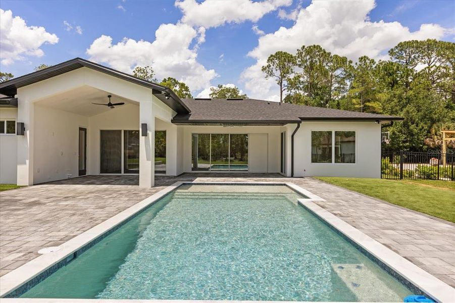 Exterior details and patio area of a home in , Sanford (Image 35).