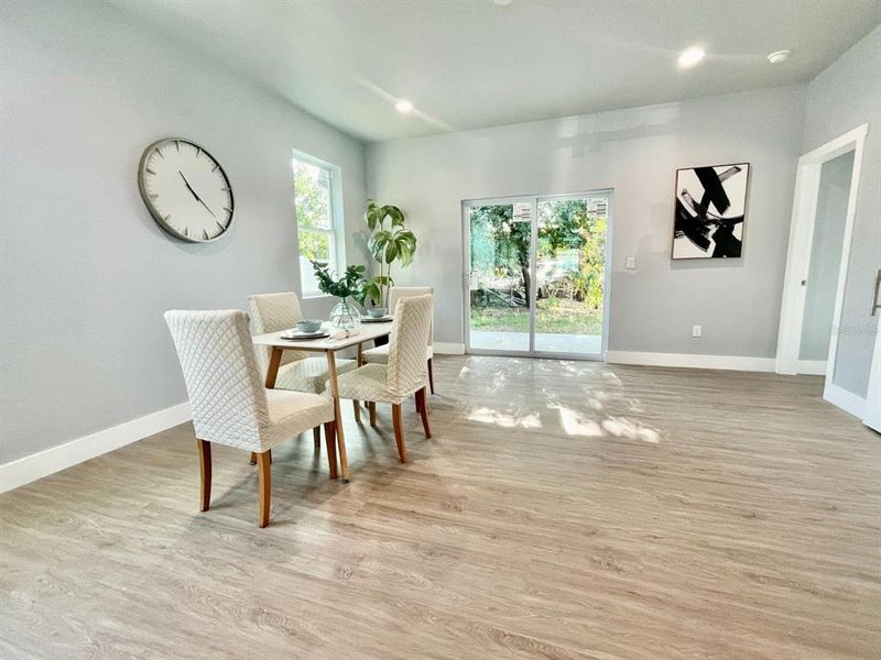 Furnished interior view inside a new home in , Tampa (Image 9). Furnished interior view inside a new home in , Tampa (Image 9).