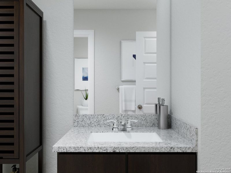 Furnished interior view inside a new home in Katzer Ranch, Converse (Image 14).