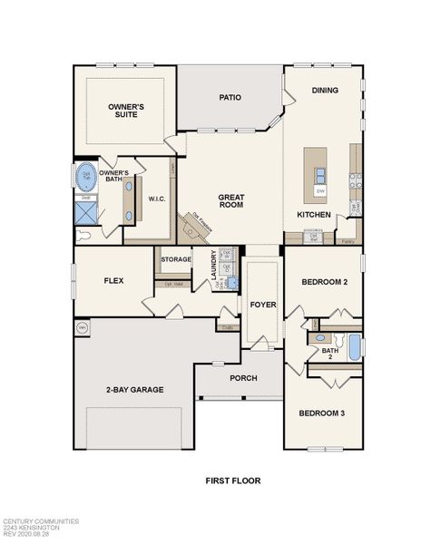 2D floor plan layout of this home in Stonemill, Monroe, NC (Image 2). 2D floor plan layout of this home in Stonemill, Monroe, NC (Image 2).
