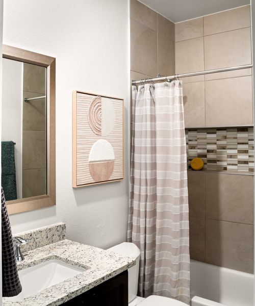 Representative furnished interior of a home built from the Ocotillo by View Homes in Summer Sky, El Paso (Image 35).