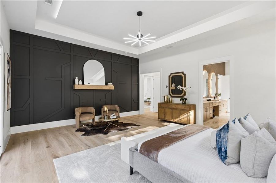 Furnished interior view inside a new home in , Auburn (Image 9).