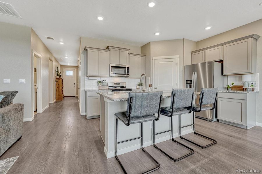 Furnished interior view inside a new home in Spring Valley Ranch, Elizabeth (Image 15).