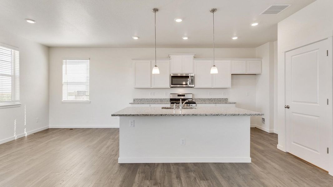 Furnished interior view inside a new home in Ridge at Johnstown, Johnstown (Image 7). Furnished interior view inside a new home in Ridge at Johnstown, Johnstown (Image 7).