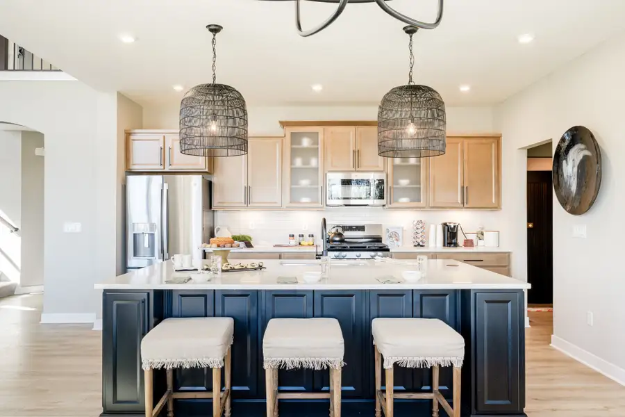Representative furnished interior of a home built from the Grandin by Fischer Homes in The Dunes at Sandbar, Santa Rosa Beach (Image 56).