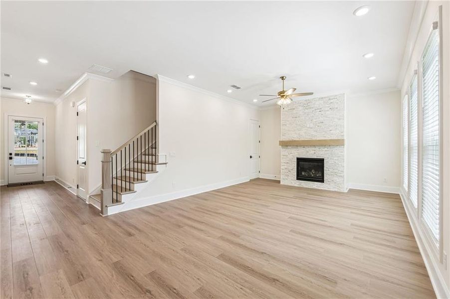Spacious, unfurnished interior of a new home in Waterhaven, Cumming (Image 33).
