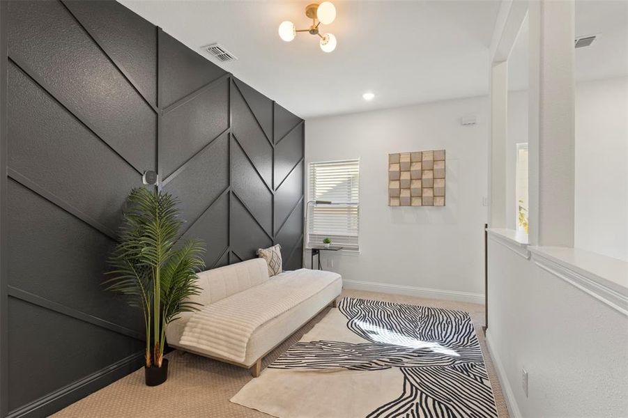 Furnished interior view inside a new home in , Dallas (Image 17).