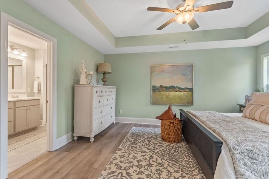 Furnished interior view inside a new home in Osprey Landing, Southport (Image 16).