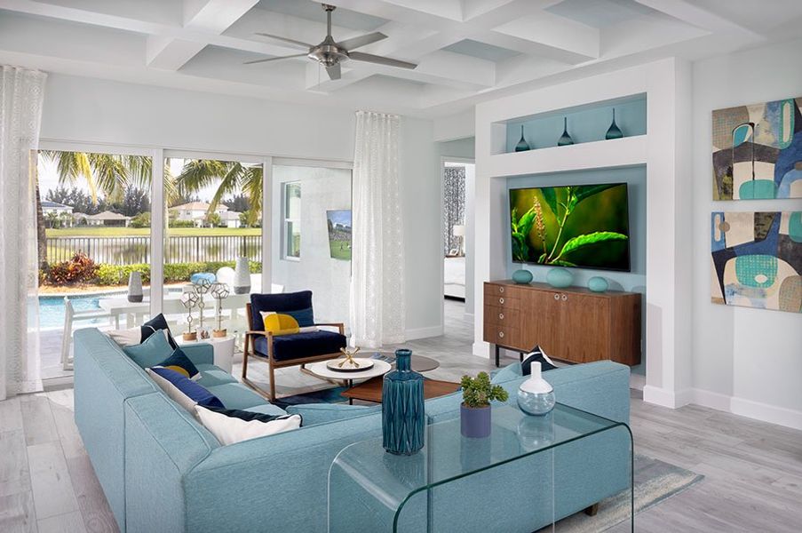 Representative furnished interior of a home built from the Sandhill by Minto Communities in Westlake, Loxahatchee (Image 7). Representative furnished interior of a home built from the Sandhill by Minto Communities in Westlake, Loxahatchee (Image 7).